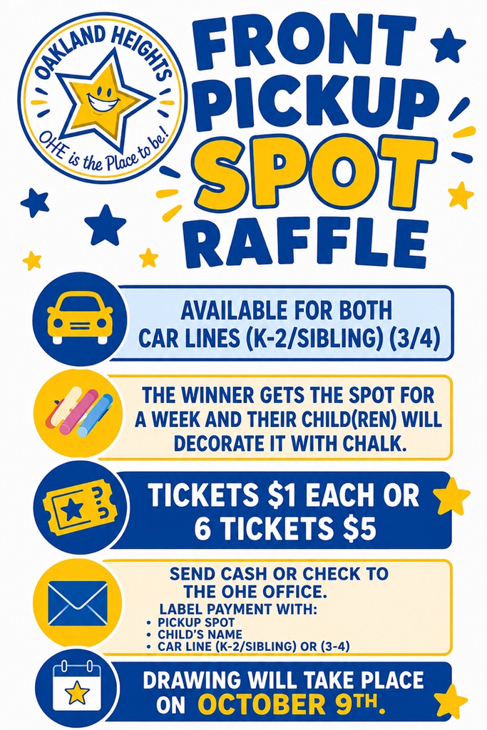 front spot raffle 
