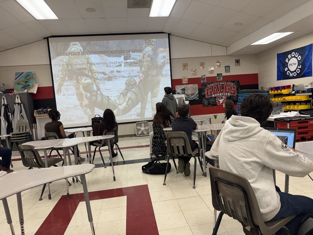 students presenting