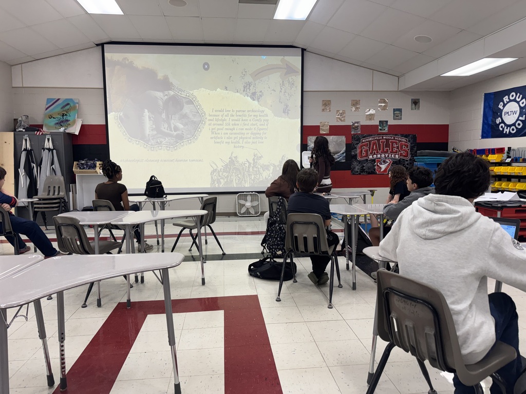 students presenting