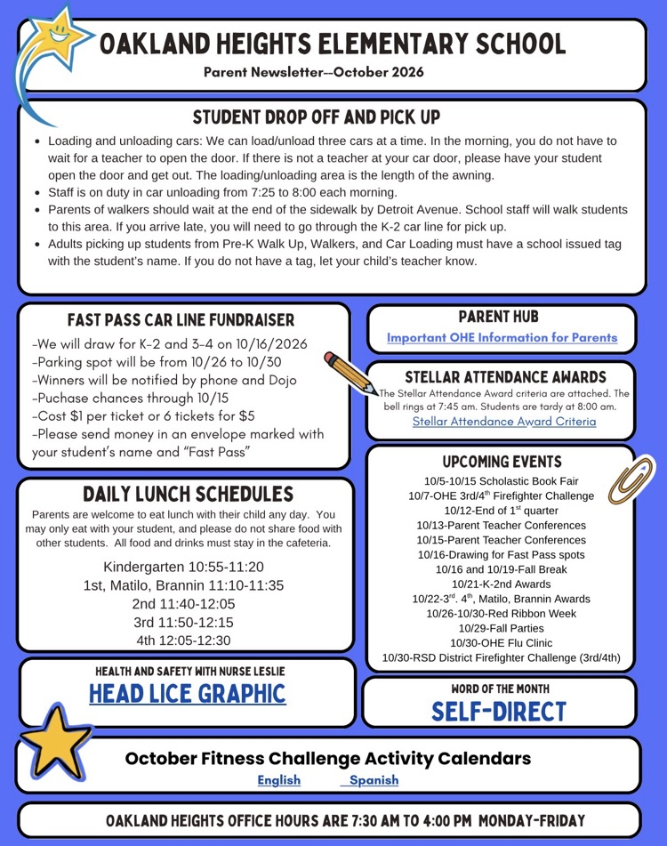October Parent Newsletter