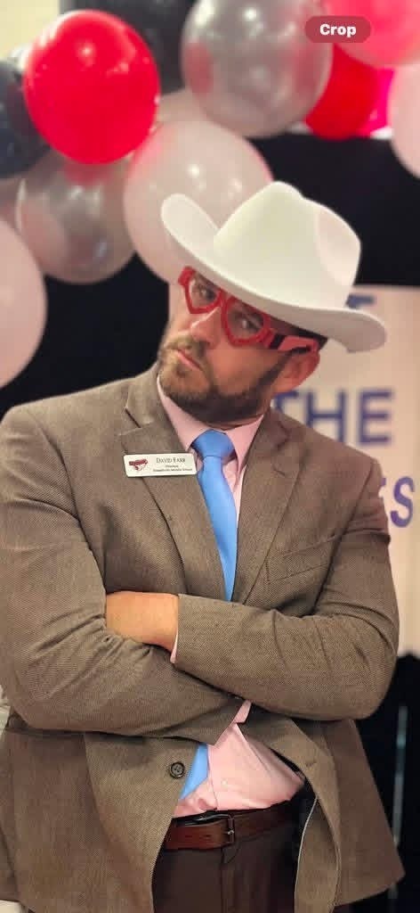mr farr with a hat