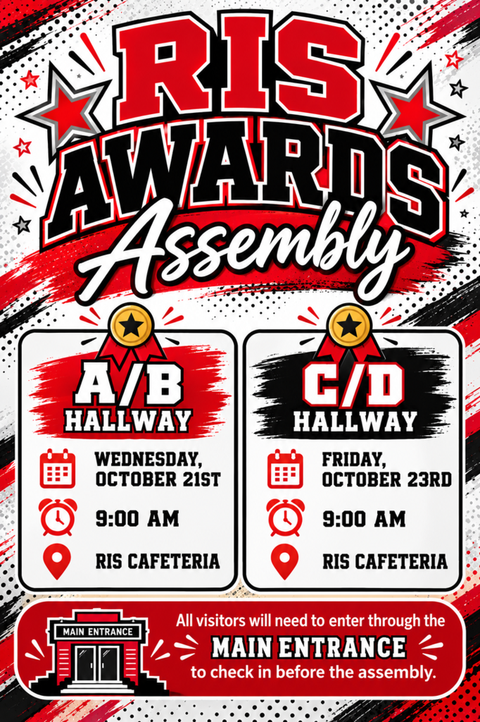 ris awards assembly graphic. all information is in the caption