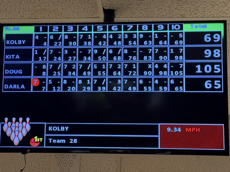 staff bowling