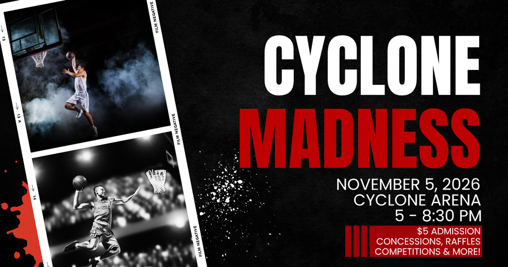 cyclone madness nov. 5th 5-8:30 PM