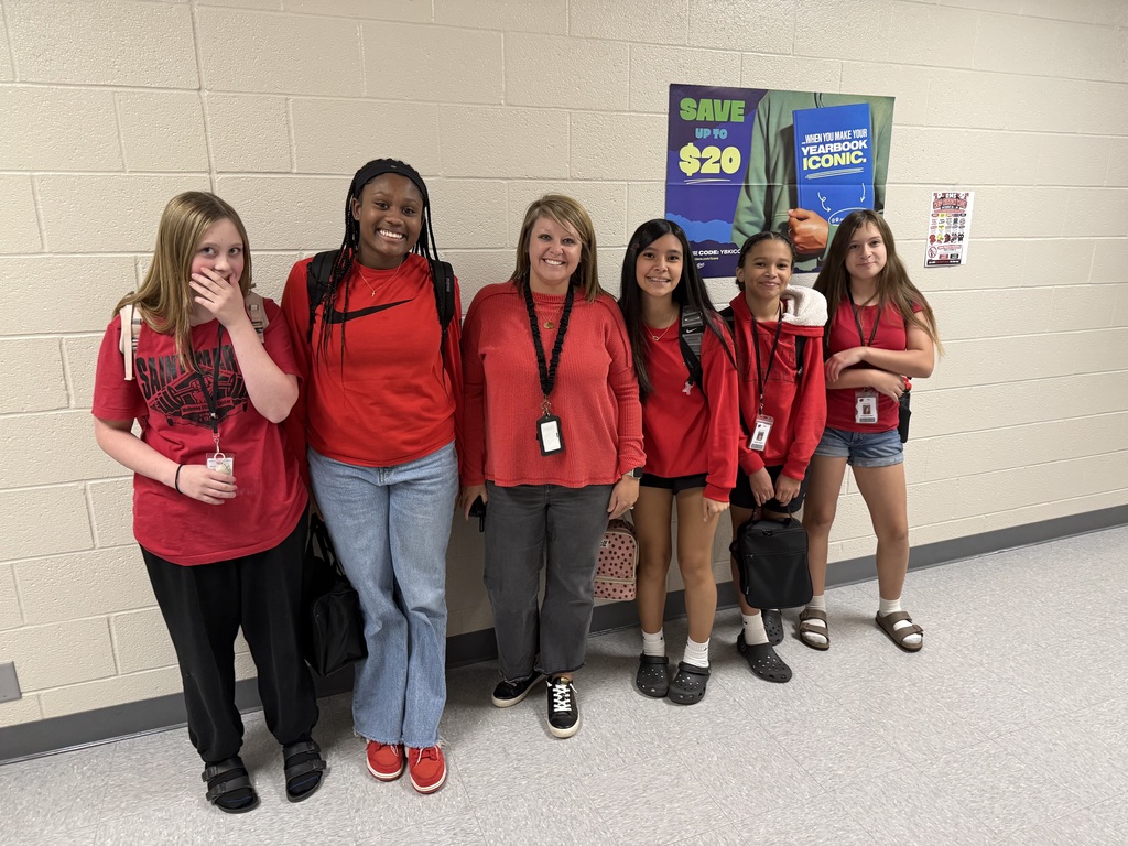 students posing for red ribbon week