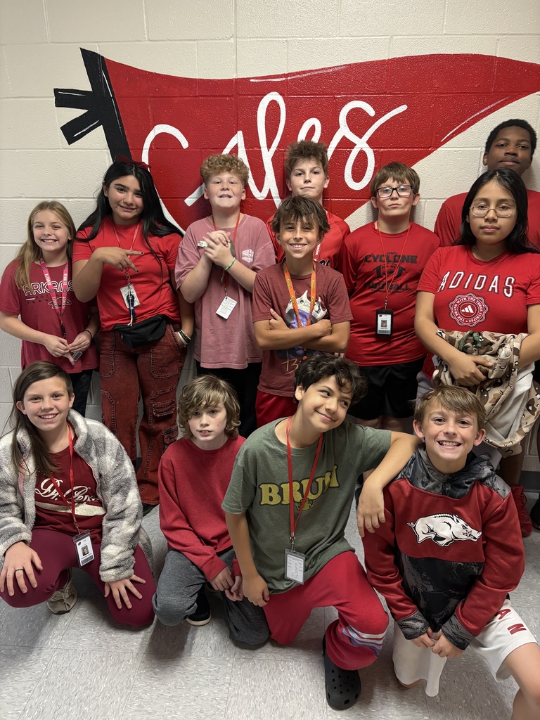 students posing for red ribbon week