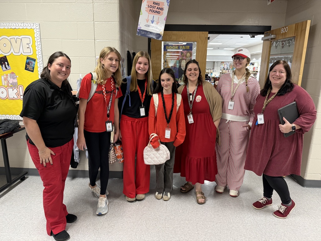 students posing for red ribbon week