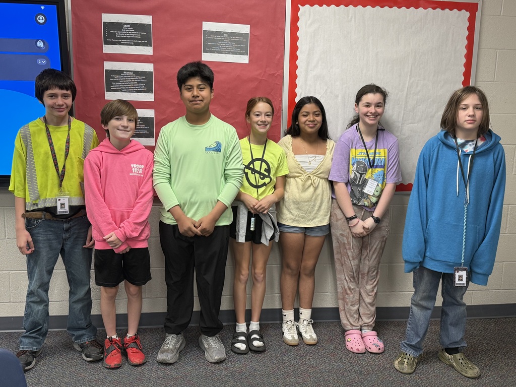 celebrating neon day for red ribbon week - students posing for a photo