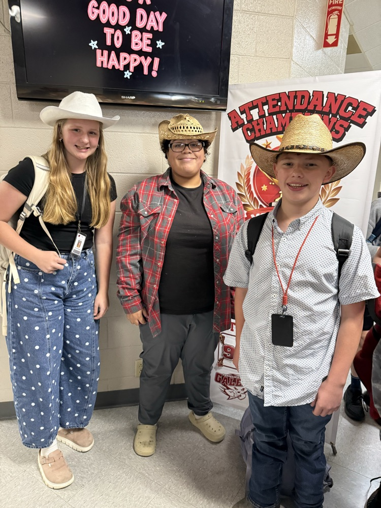 students wearing hats 