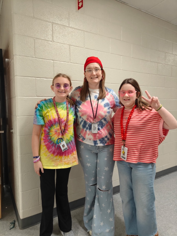 Mrs Ladd with students