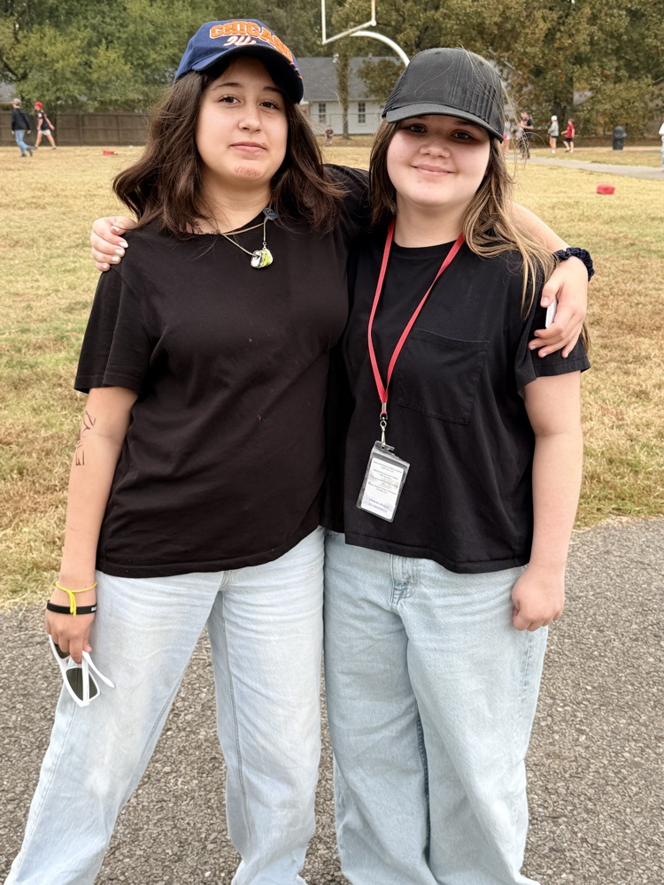 two girls matching