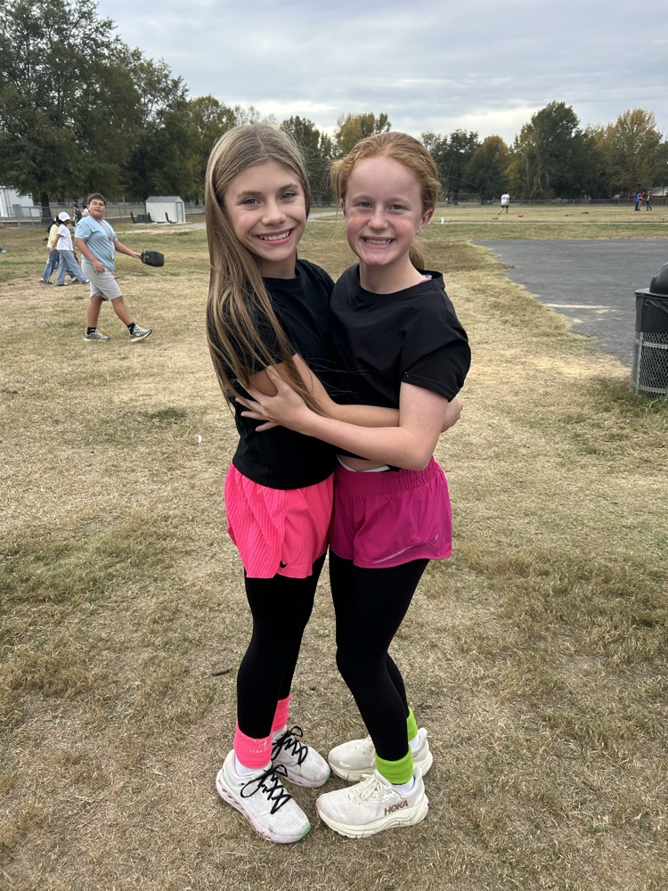 two girls matching