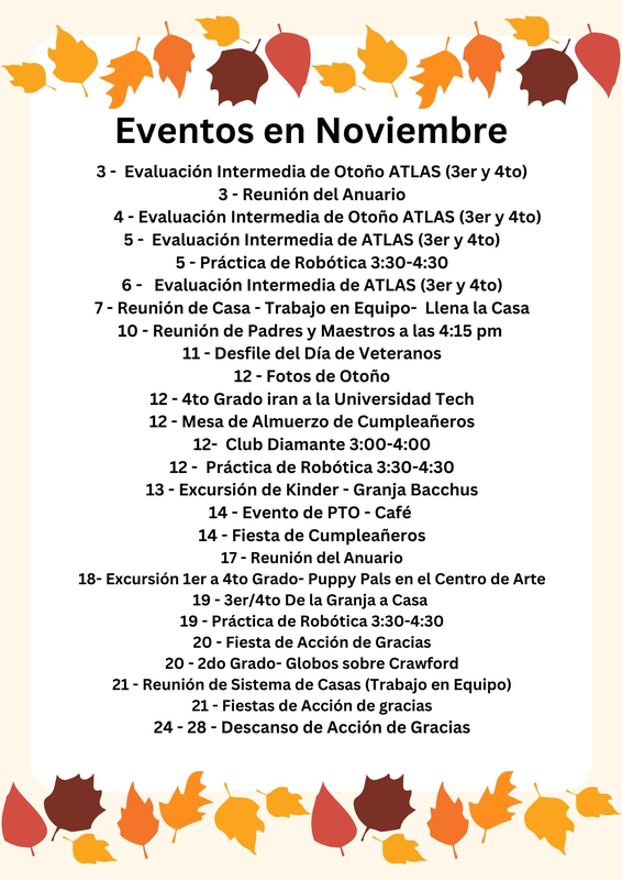 November Events