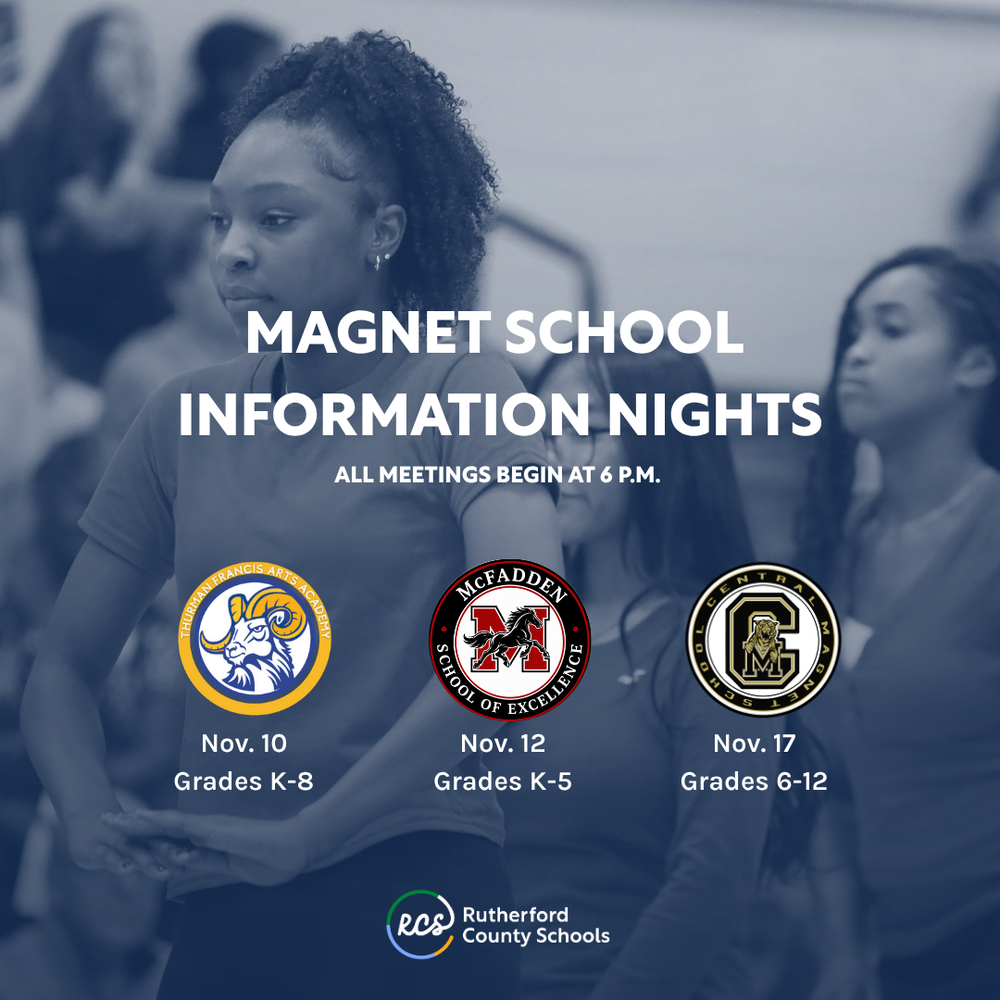 Students participating in dance performance. Magnet school information nights to be held for Thurman Francis, McFadden and Central Magnet