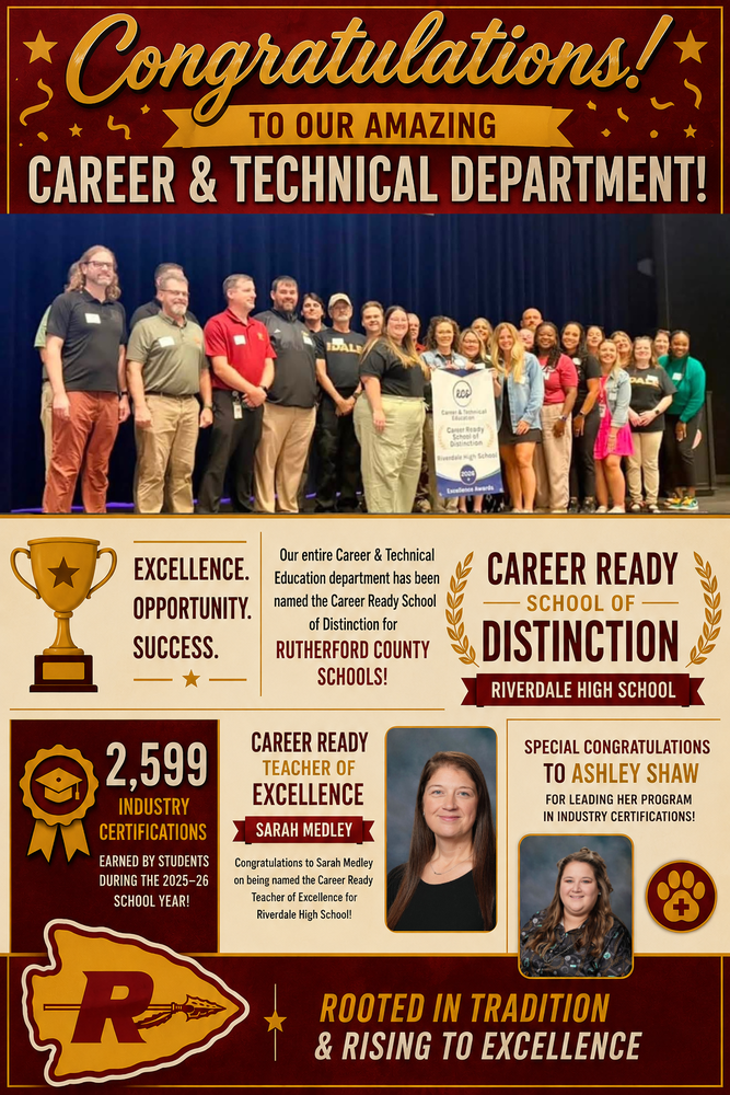 RHS CTE Distinction Flyer