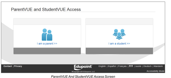 ParentVUE/StudentVUE Access