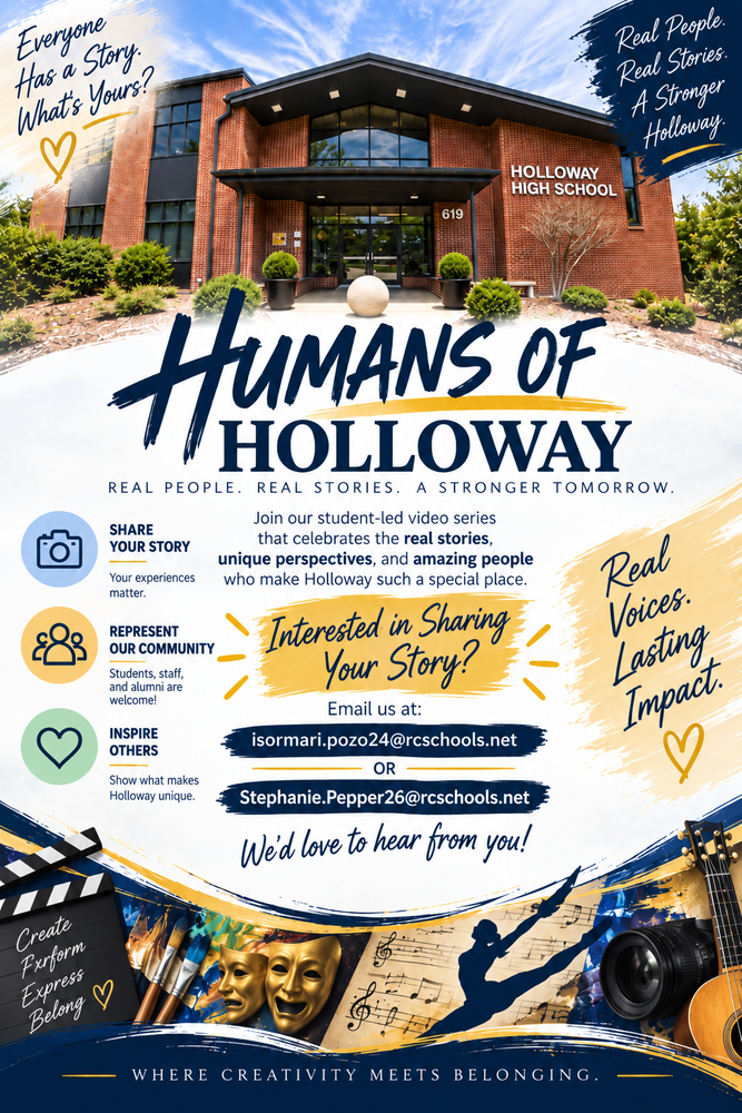 Humans of Holloway sign up flyer