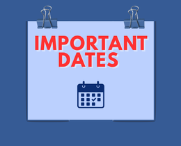 Important Dates