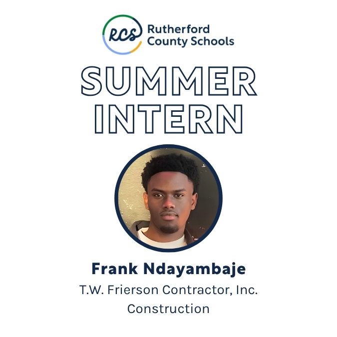 ID Card for summer intern Frank Ndayambaje