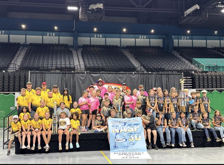 Christiana elementary archery team came in second overall at the 3-D archery tournament in Daytona, Florida