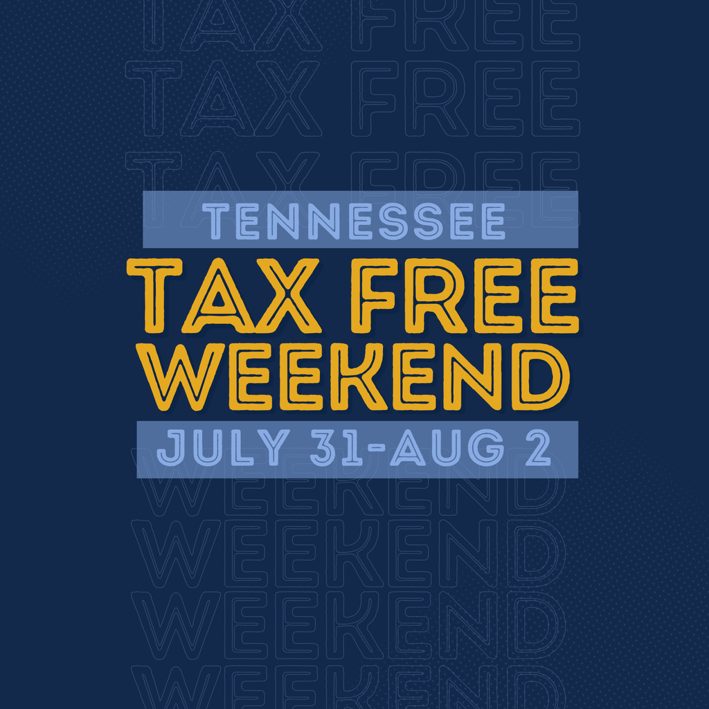 Tennessee Tax Free Weekend July 31-Aug 2