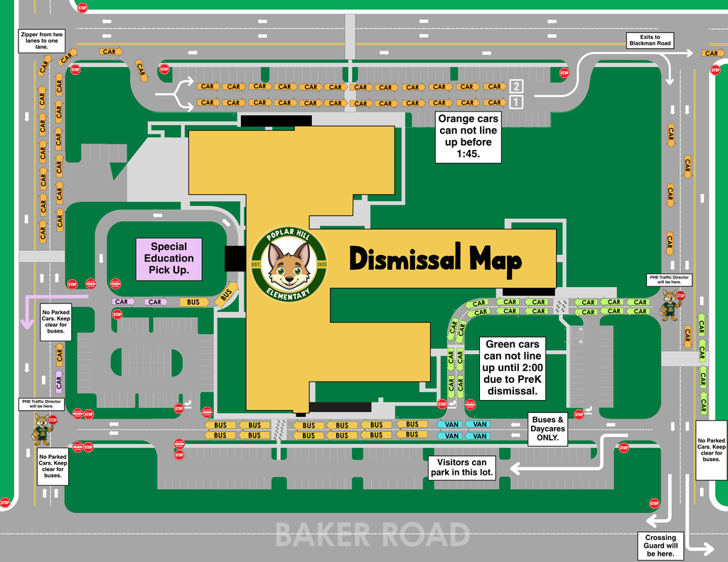 A Map Showing Dismissal