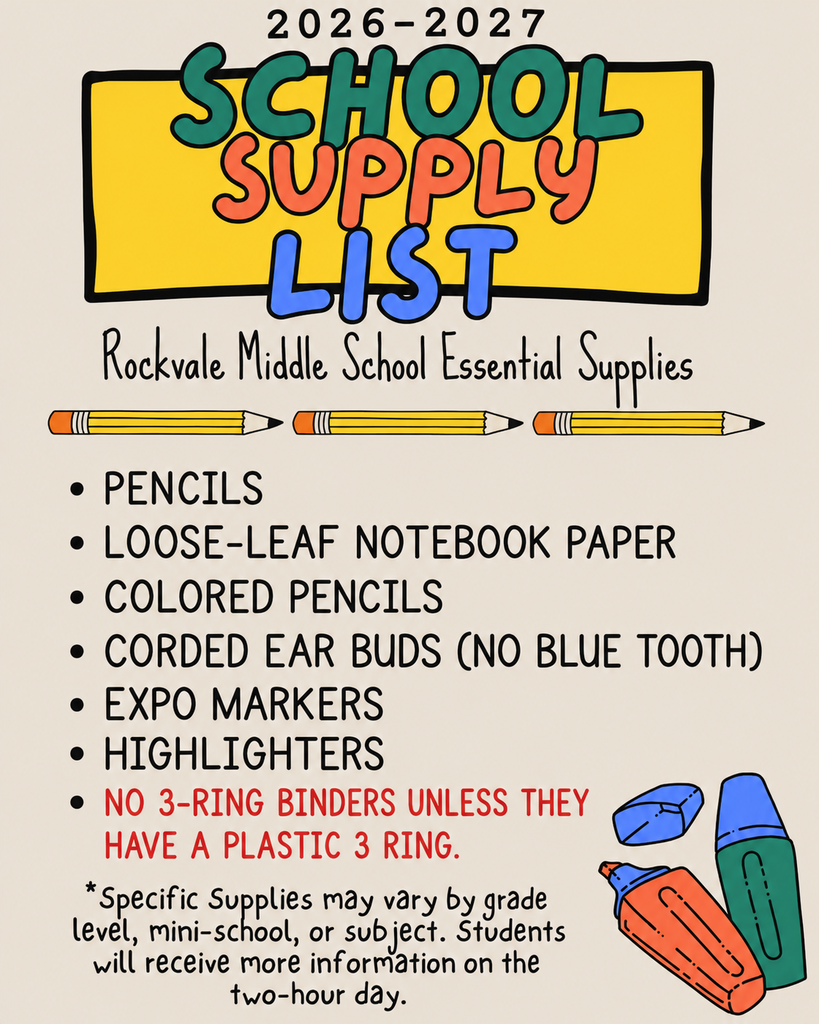 School Supply List