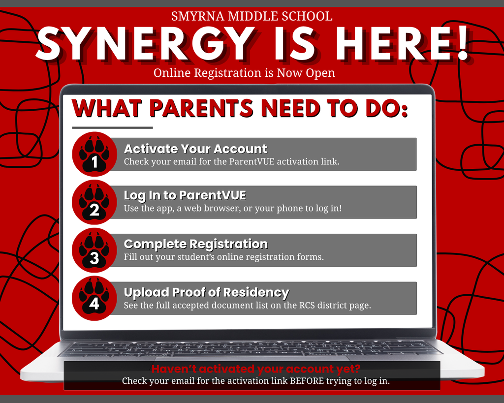 Synergy is here! Follow these steps to activate your account.