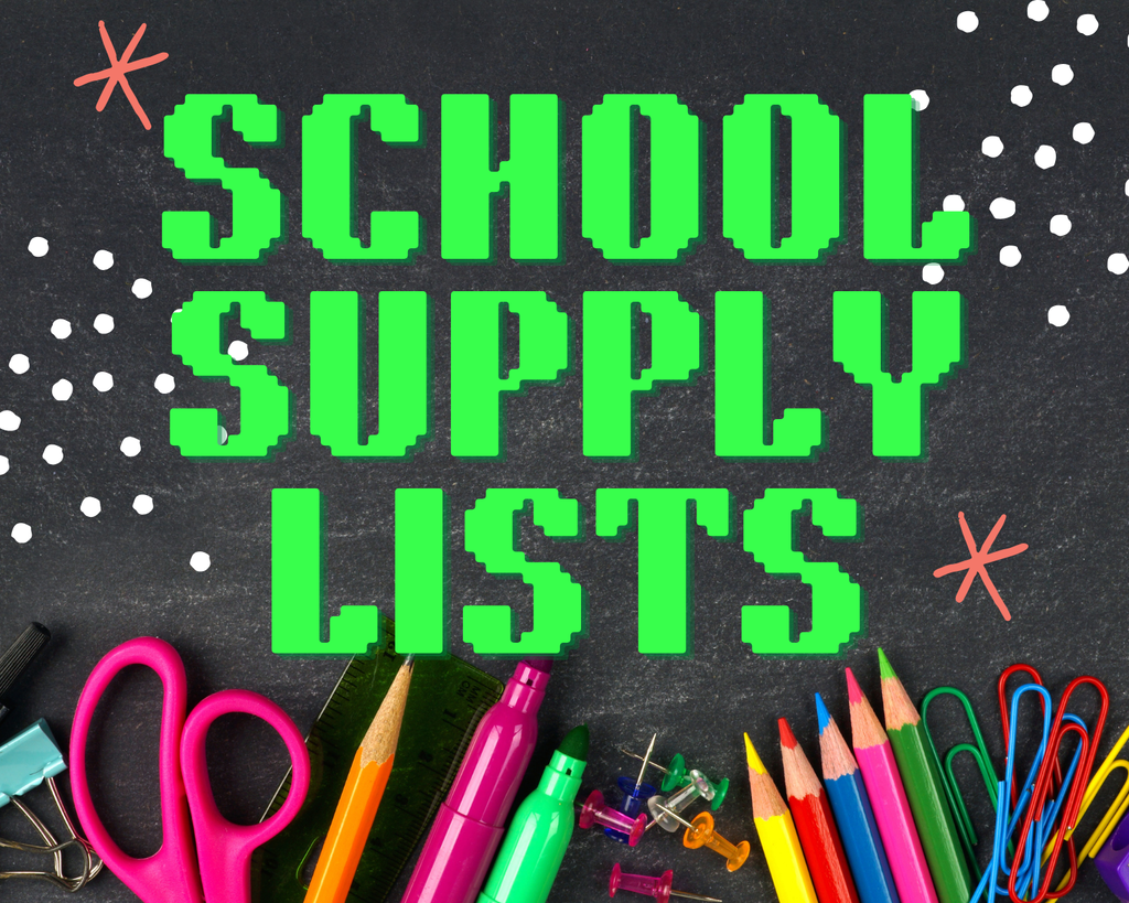 Get Your Students' Supply List Here!