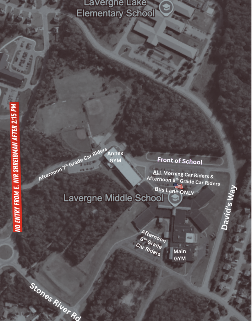 LMS Morning Arrival and Afternoon Dismissal Map
