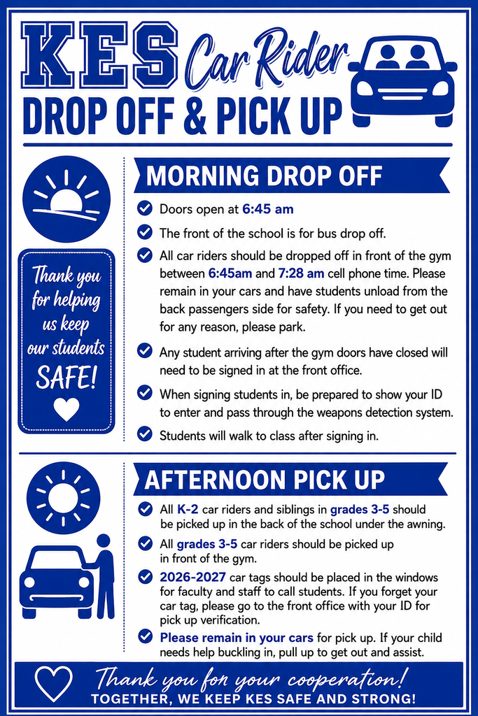 Arrival and Dismissal Procedures for Students. 