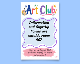 Art Club Sign-Ups