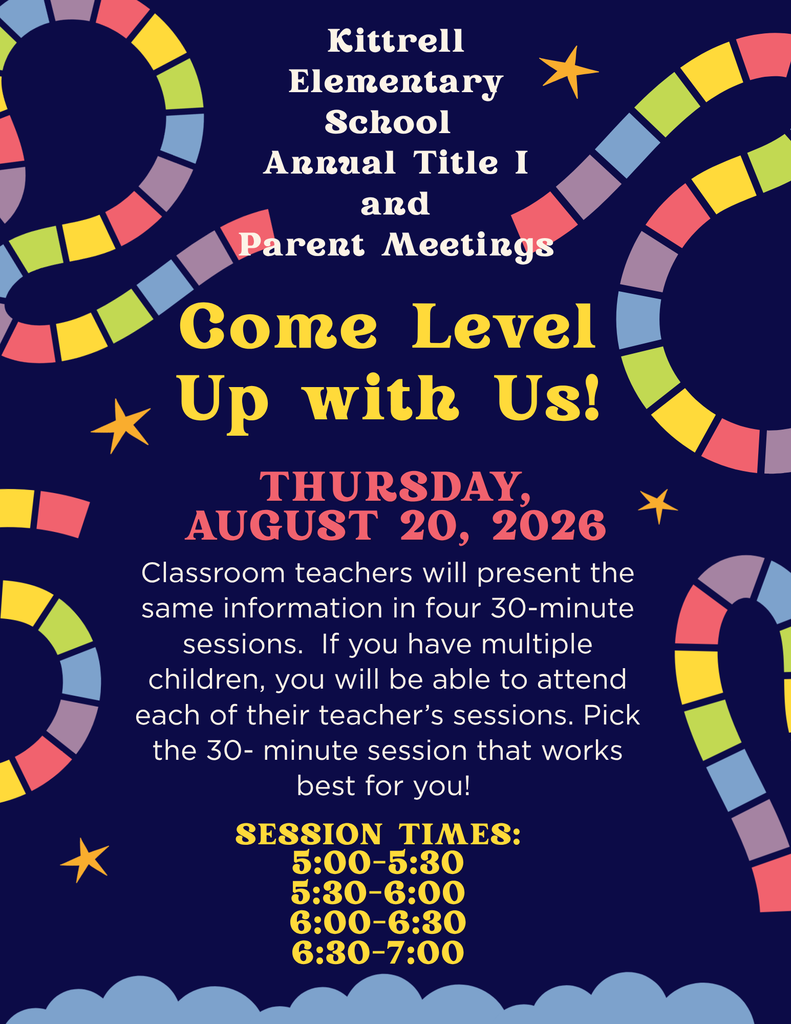 Title One Meeting on Thursday, August 20, 2026 starting at 5:00