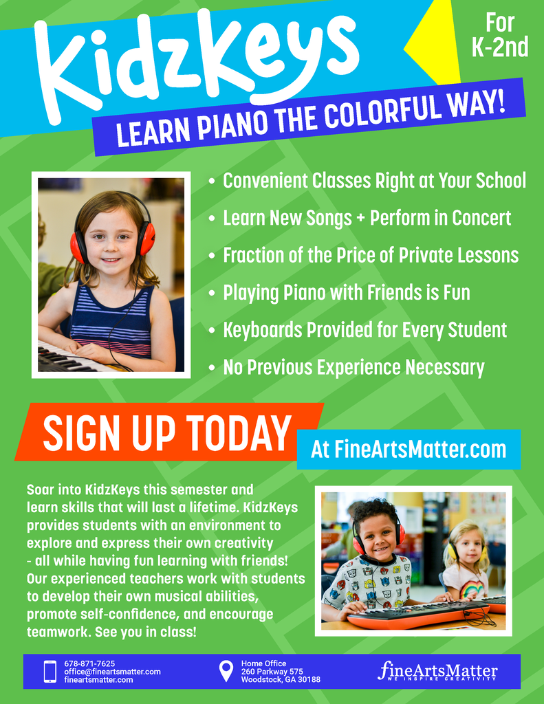 Information about Kidz Keys for Grades K-2nd