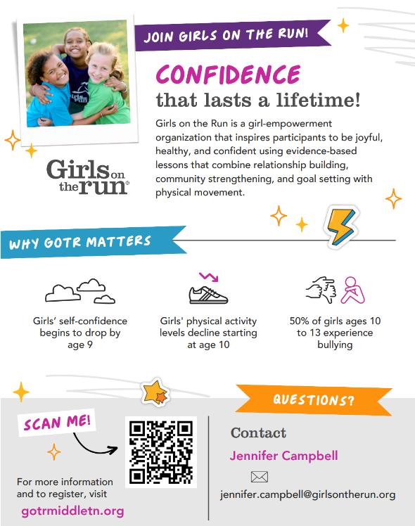 Girls on the Run Flyer