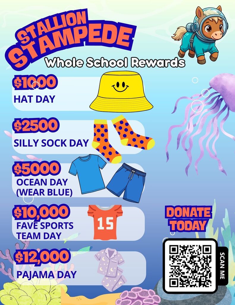 Whole School Stallion Stampede Rewards