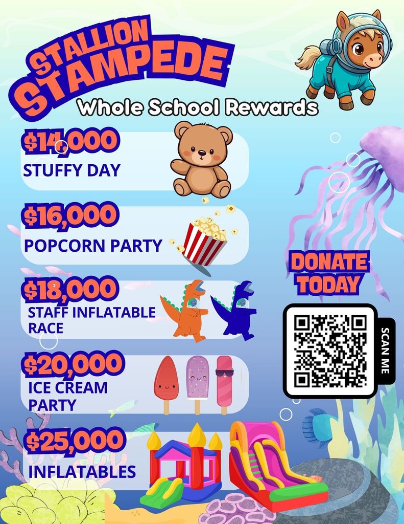 Whole School Stallion Stampede Rewards
