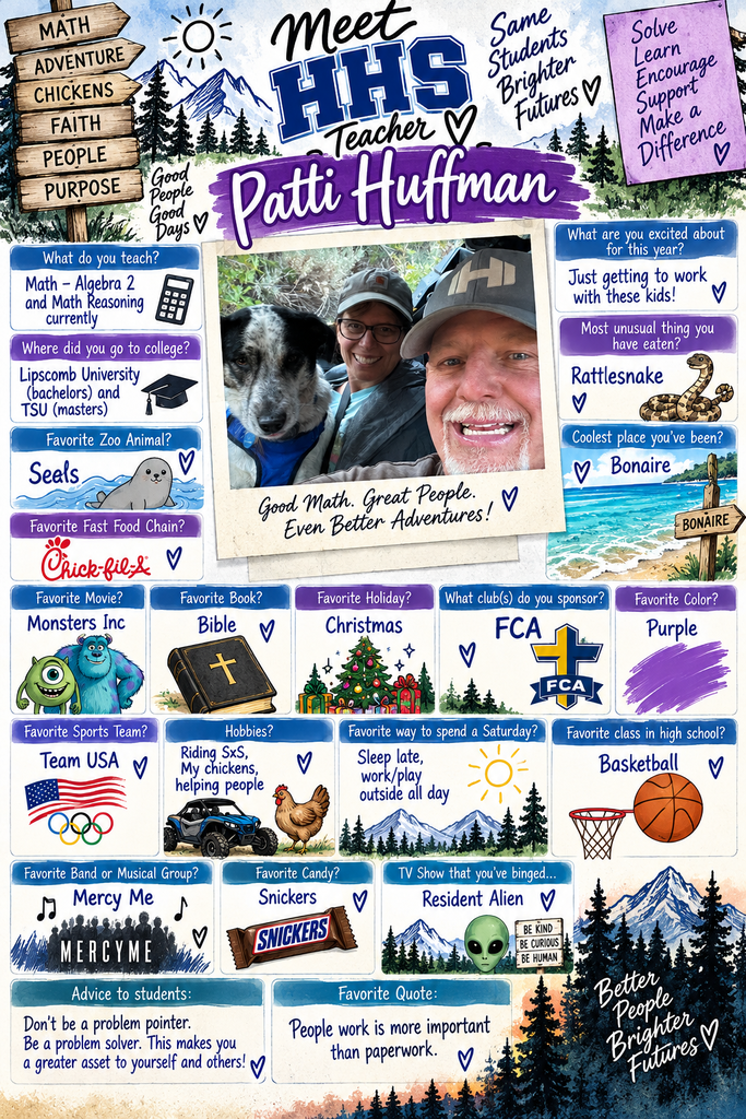 A collage of diverse items including photos, symbols, and text. A person and a dog are shown in a photo.