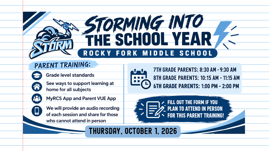 Storming Into the School Year Parent Training