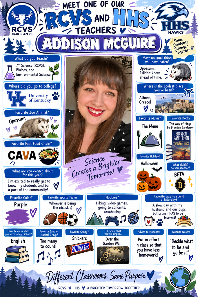 A colorful page displays a woman's photo, text, and icons. Text includes "Science Creates a Brighter Tomorrow" and various icons.