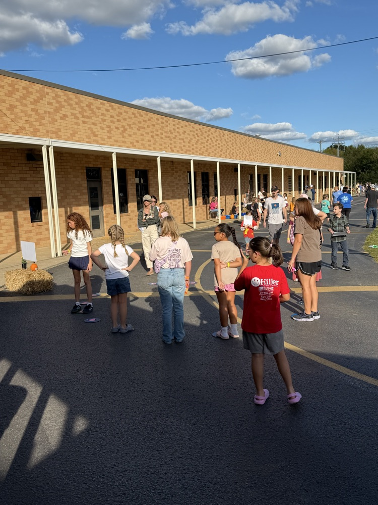 The cake walk at Fall Fest!