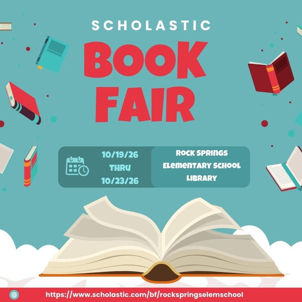An open book with text floats above a blue background. Books and other icons float around the book.