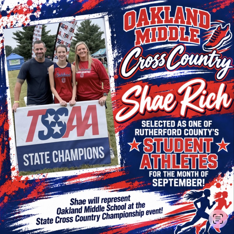 RCS Student Athlete of the month Shae Rich