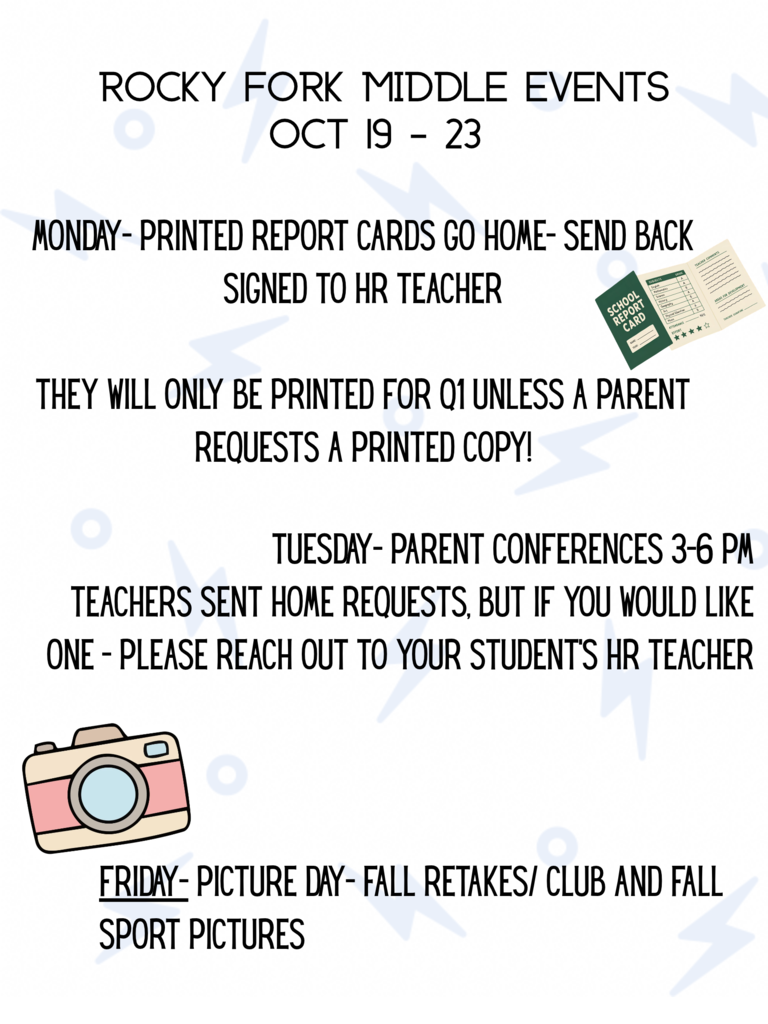 Week of October 19-23