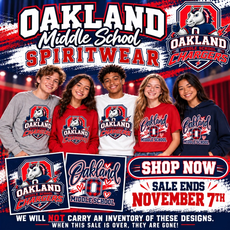 OMS Spiritwear Pre-sale ends November 7