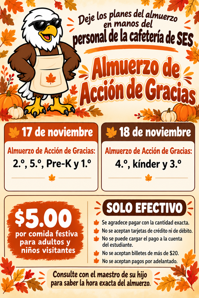 Thanksgiving Lunches - Spanish