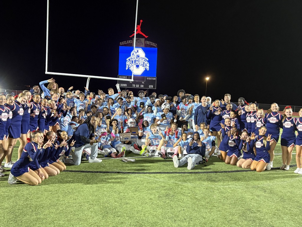 Oakland Middle School - Football Champions