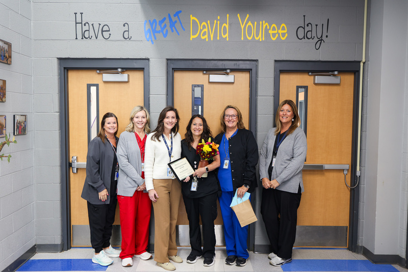 David Youree Elementary School Nurse Kitty McClellan has been named Rutherford County Schools' Nurse of the Year.