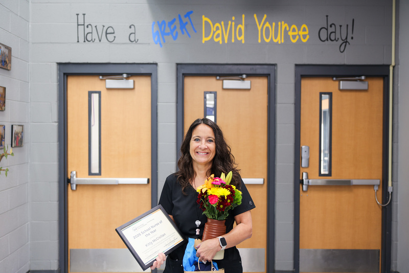 David Youree Elementary School Nurse Kitty McClellan has been named Rutherford County Schools' Nurse of the Year.