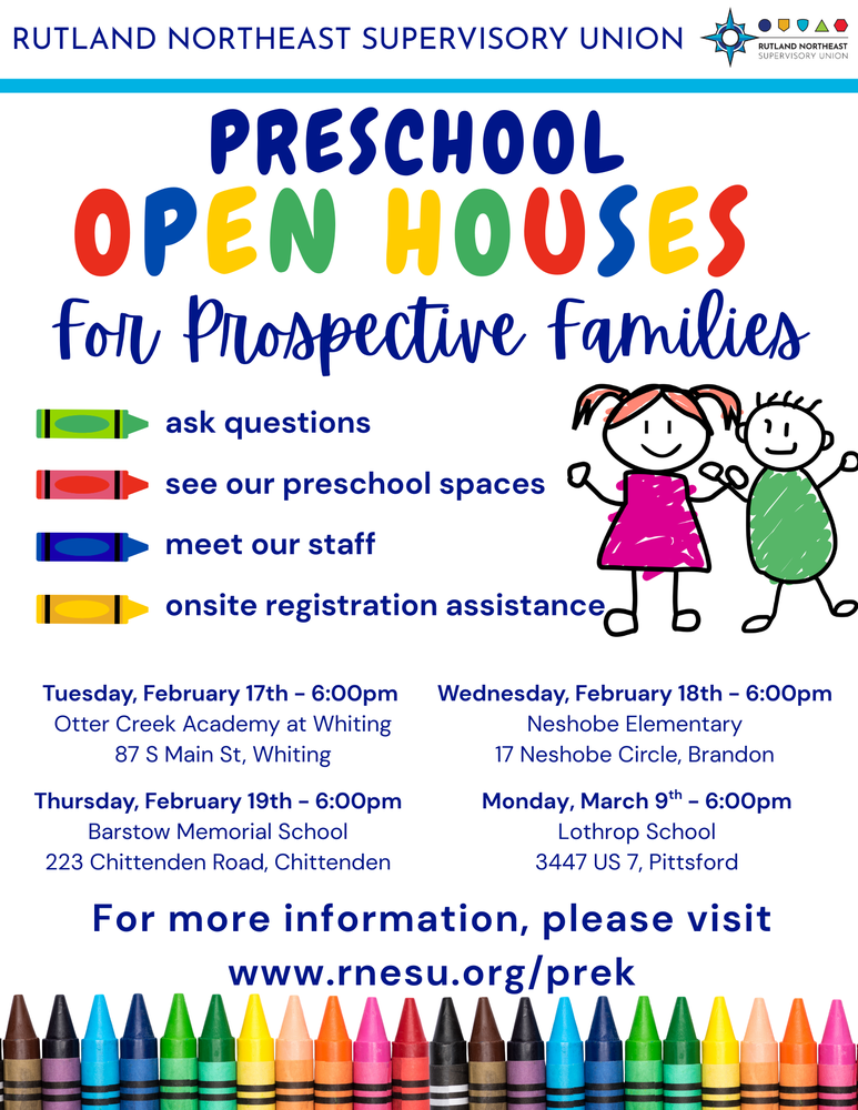 Preschool Open Houses